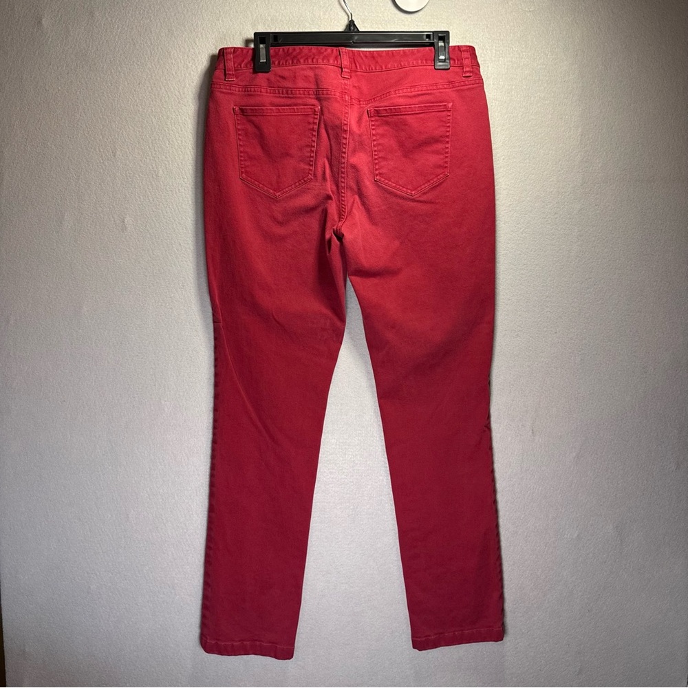 Brooks Brothers Women’s Natalie Fit 346 Chino Pants Size 6 Red/Burgundy 32x29 - Picture 8 of 13